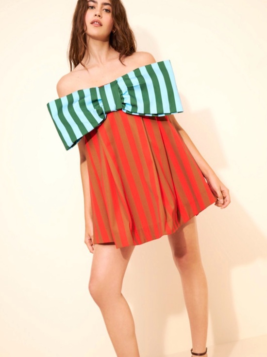 Anthropologie Dresses & Skirts - NWT Anthropologie Boyko Millie Strapless Bow Swing Mini Dress